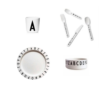 Spisesæt til børn fire dele fra Design Letters