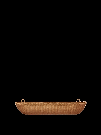 Vægopbevaringskurv i flet 75x14 fra Ferm Living