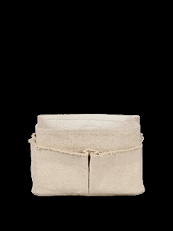 Hokan opbevaringskurv offwhite 18x30 fra Ferm Living