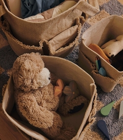 Hokan opbevaringskurv offwhite 18x30 fra Ferm Living