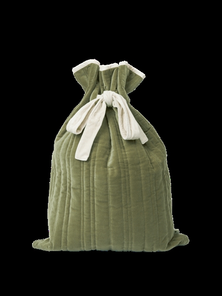 Gavesæk Vari quiltede sæk i kakhi fra Ferm Living