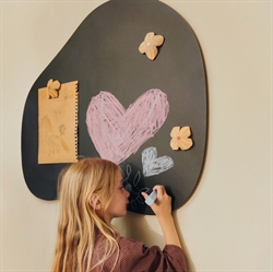 Magnetisk opslagstavle & tavle Willora sort fra Ferm Living