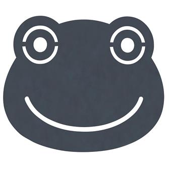 Recycle læder Gulvtæppe frø motiv fra LindDNA