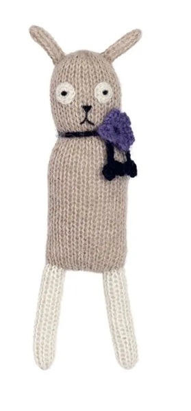 Mini Flower Nulle krammebamse beige fra LuckyBoySunday