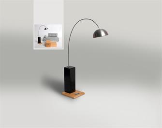 Dukkehus gulvlampe Archi  til dukkehus fra Miniio