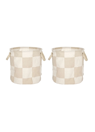 Chess vaske-/opbevaringskurv 2 stk medium fra OYOY