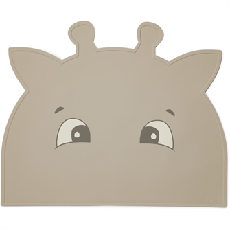 Dækkeserviet i silikone Albert giraf fra nuuroo