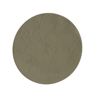 Silikone dækkeserviet The World oliven fra OYOY